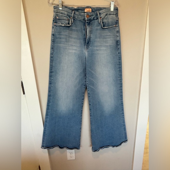 MOTHER Denim - MOTHER The Roller Light Blue Flare Jeans 31